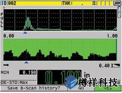 室內顯示設置，B掃描模式